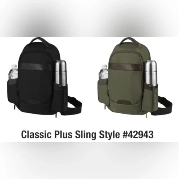 $110 EUC Black Travelon UNISEX Anti Theft Classic Plus Sling Backpack Bag UNISEX - Picture 2 of 13